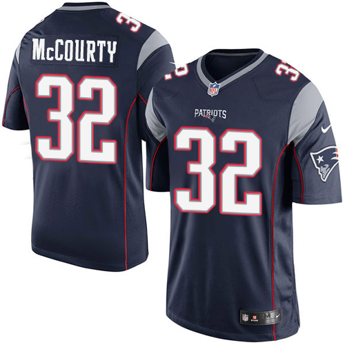 Youth Elite Devin McCourty Nike Jersey Navy Blue Home - #32 NFL New England Patriots